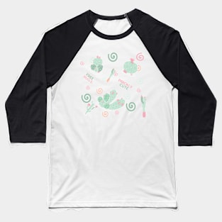 Prickly Cute Baseball T-Shirt